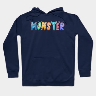 Monster characters Hoodie